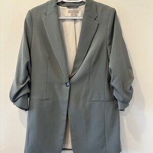 H&M Blazer Dark Sage Green Size Small